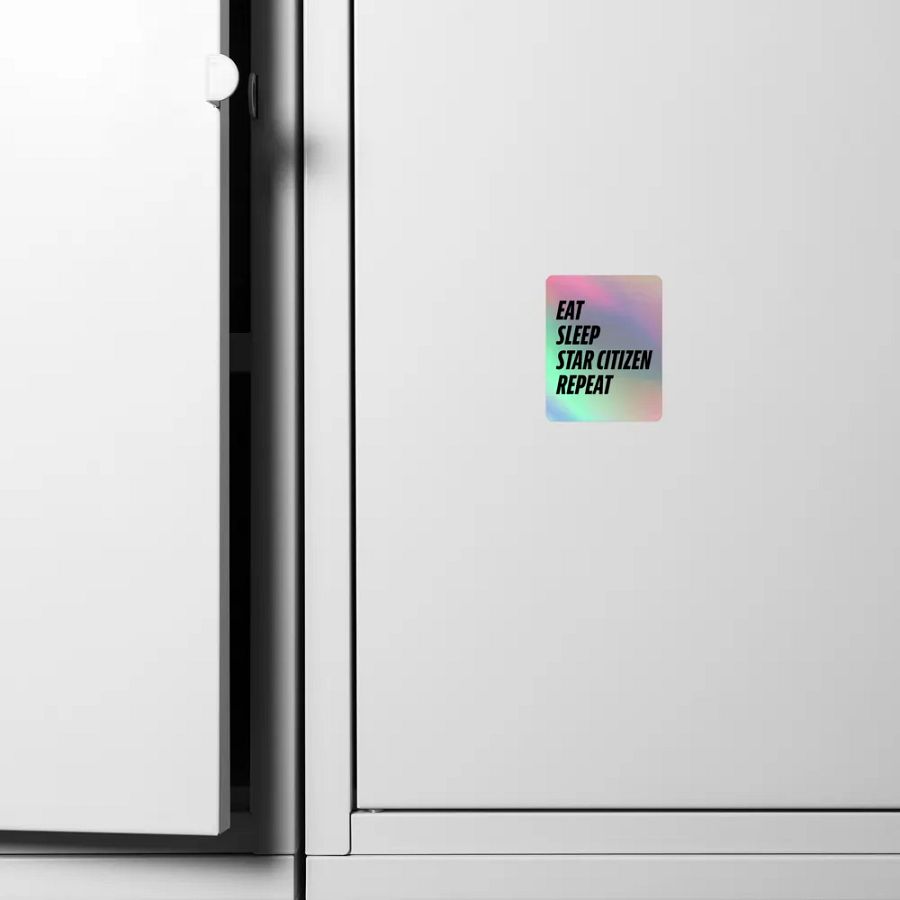 Eat, Sleep, SC, Repeat Holo Sticker product image (6)