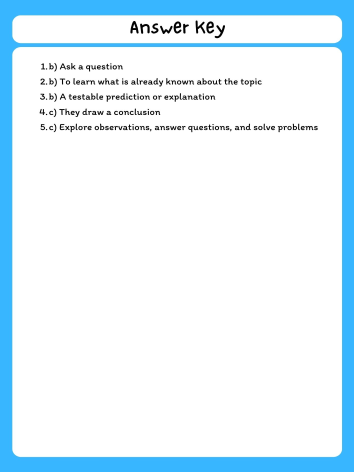 Scientific Method Reading Passage with Comprehension Questions product image (3)