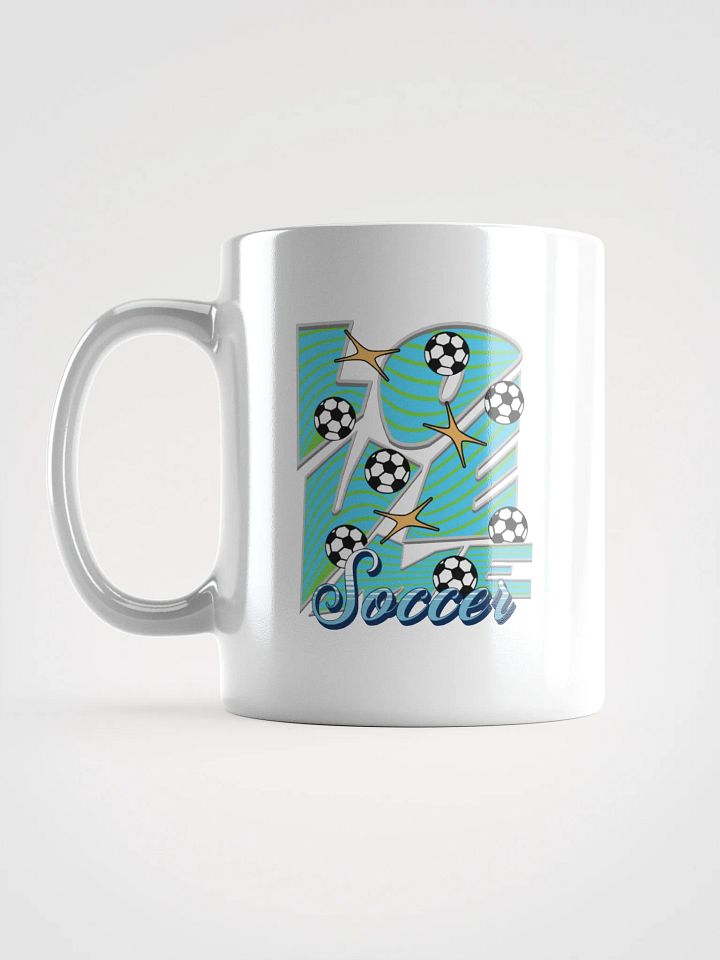 Love Me Soccer Playful Glossy White Mug product image (1)