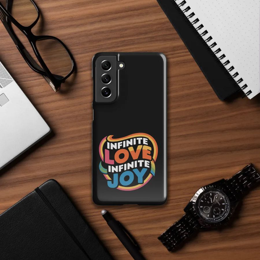 Infinite Love Infinite Joy Snap Case for Samsung (Black) product image (12)