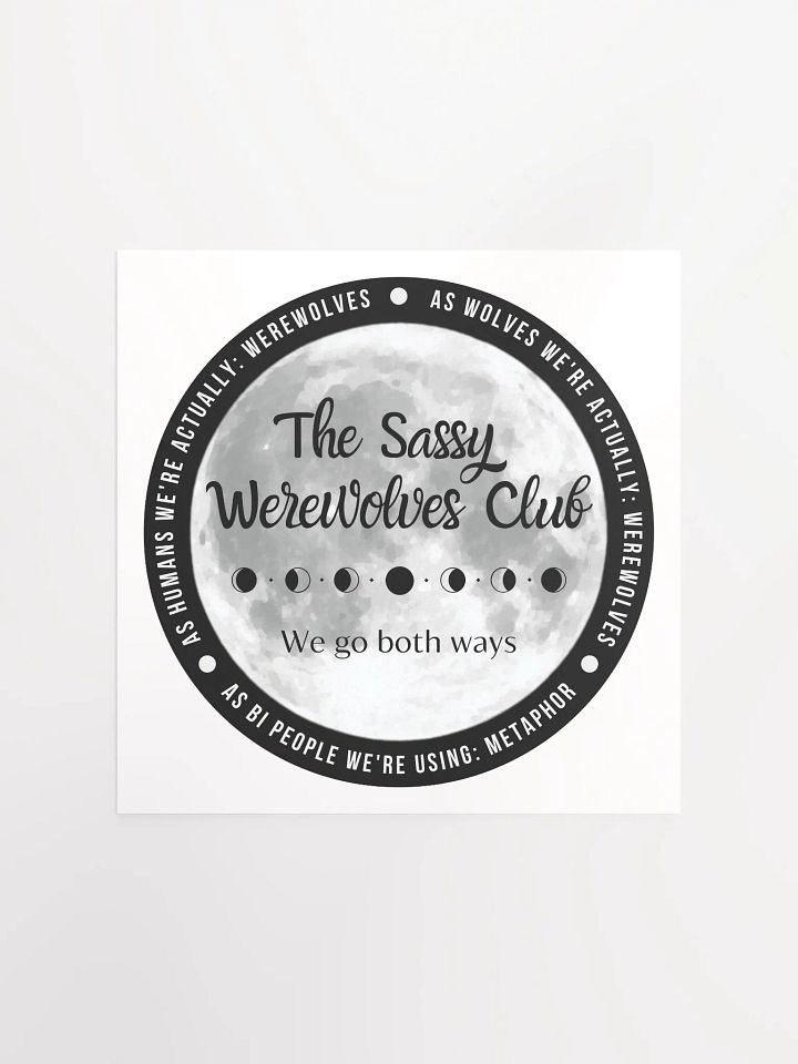 Pride Werewolves print product image (1)