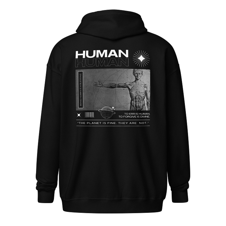 LOVA - Human Unisex Pull Over Hoodie product image (2)