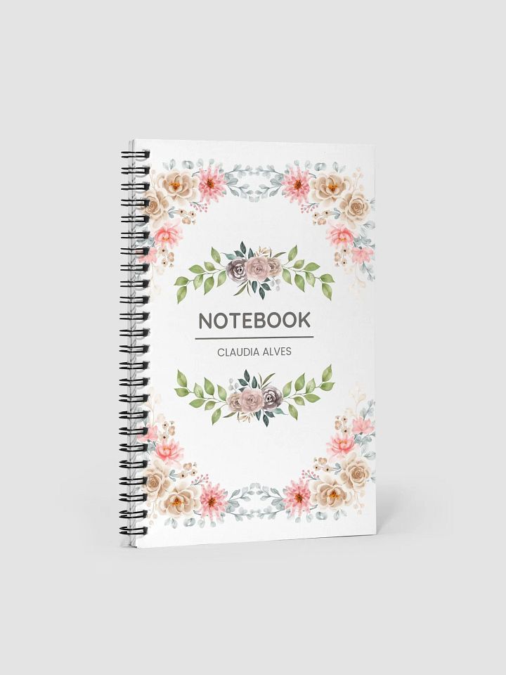 Floral Elegance Spiral Notebook product image (1)