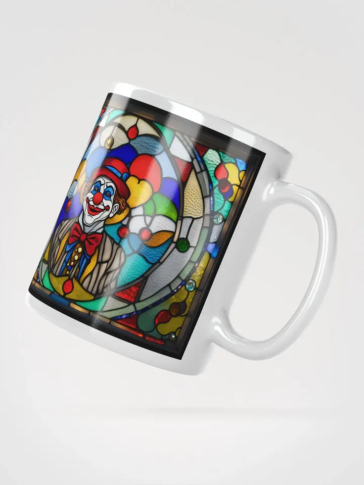 #002 Joyful Bumpy Jenkins Clown Stained Glass Mug product image (2)