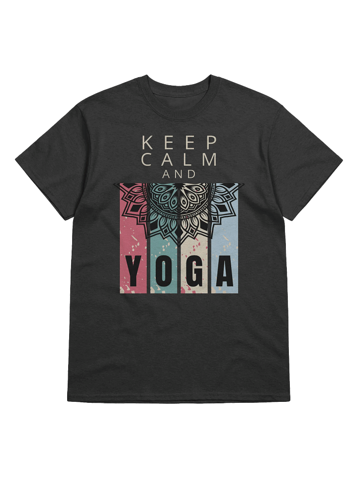 "Meditative Mandala" Yoga T-Shirt - Keep Calm and Yoga product image (2)