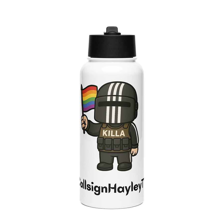 Raid With Pride – Killa Pride Water Bottle product image (1)