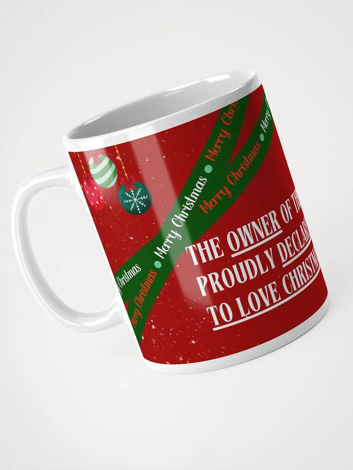 "Christmas Cheer Mug – Proud to Love Christmas!" product image (2)
