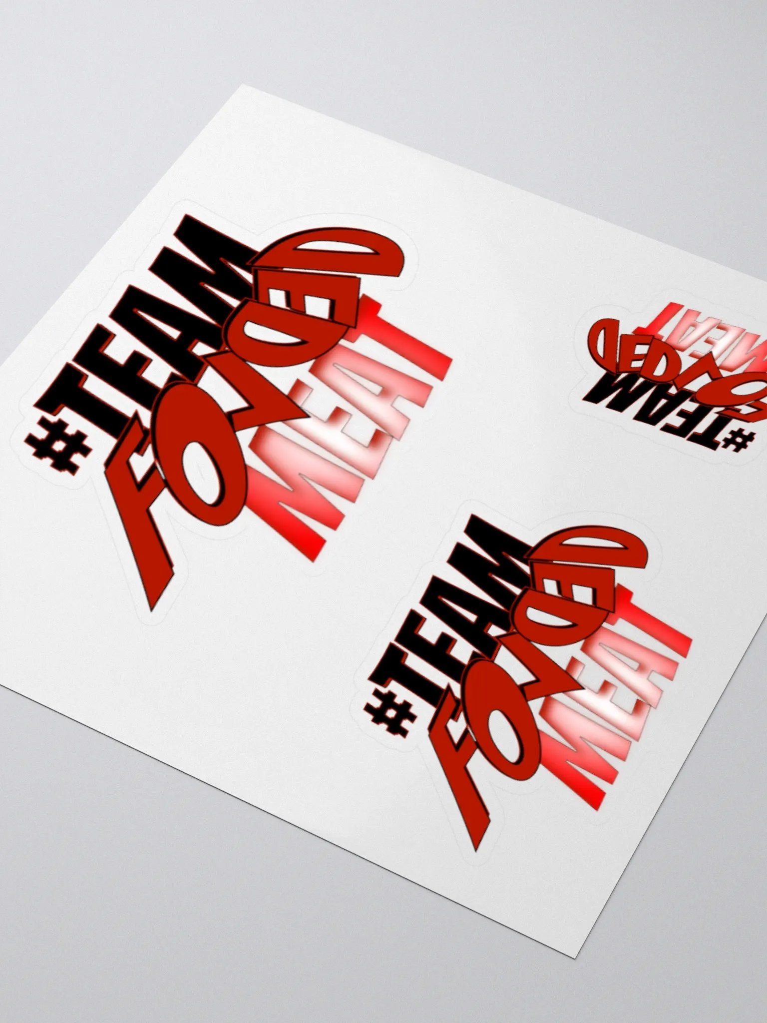 #TEAM FOLDED MEAT Sticker Pack product image (7)