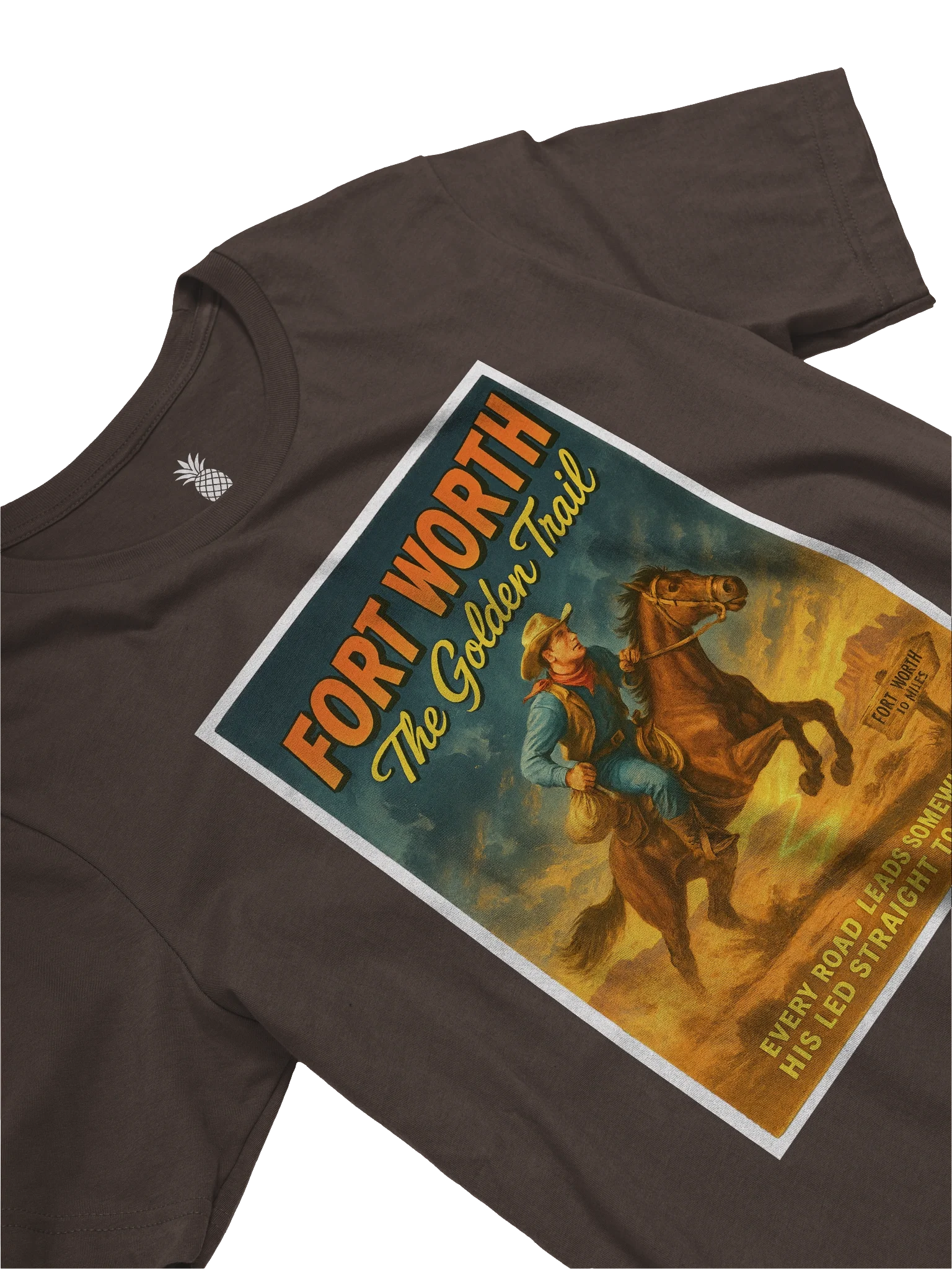 Fort Worth, Texas Vintage Cowboy Concert Tee Fit Unisex T-Shirt product image (15)