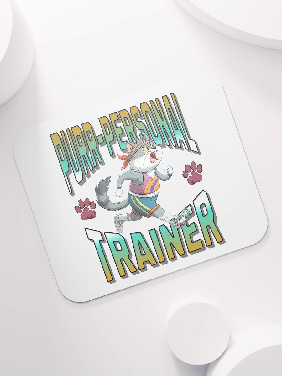 Purr Personal Trainer Cat Mouse Pad product image (5)