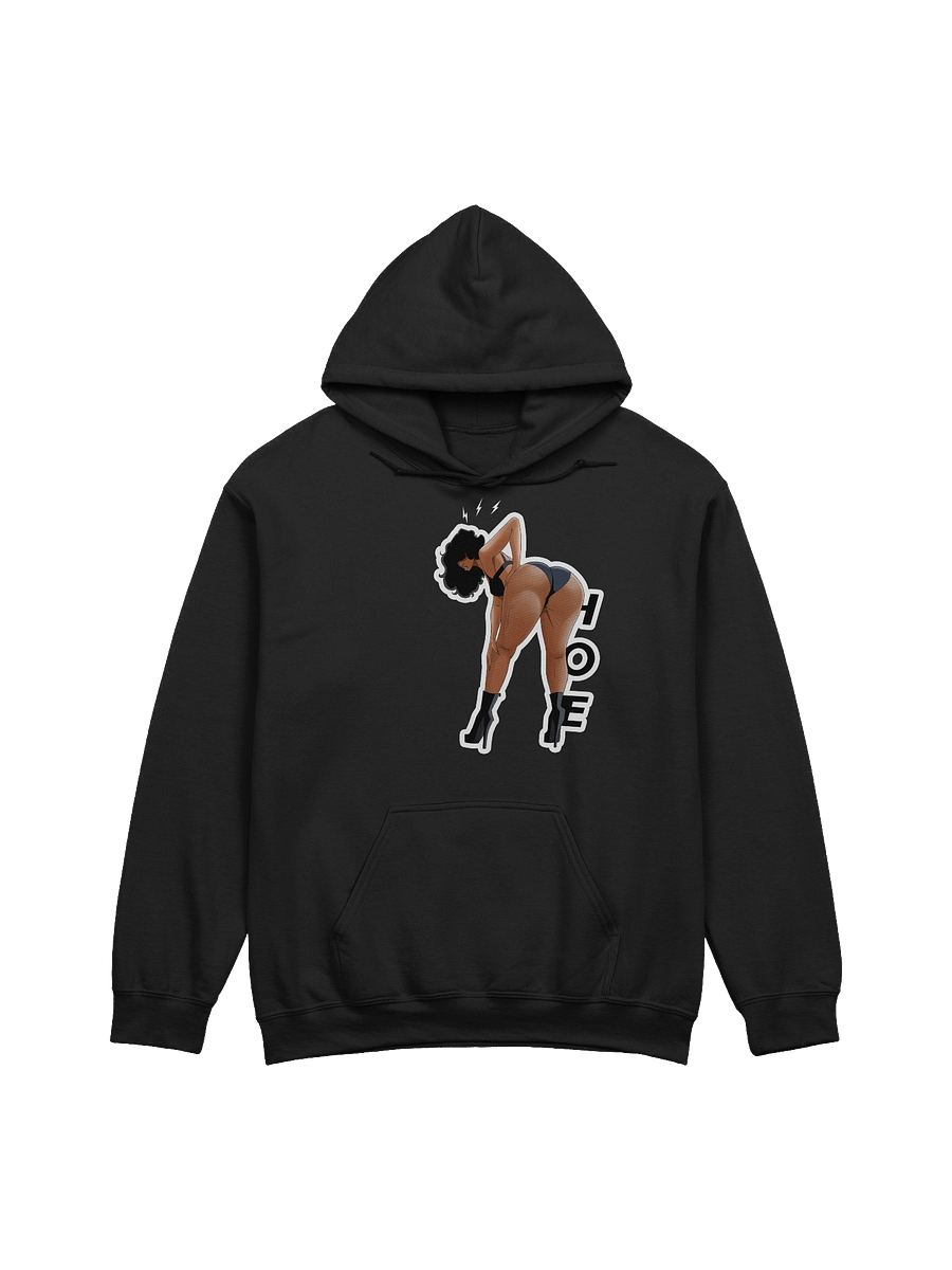 HOE HOODIE FISHNETS - BLACK product image (1)