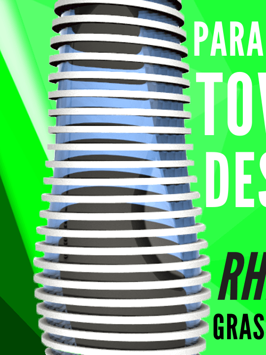 Aqua Towers Parametric Design Grasshopper Rhino Files Download product image (1)