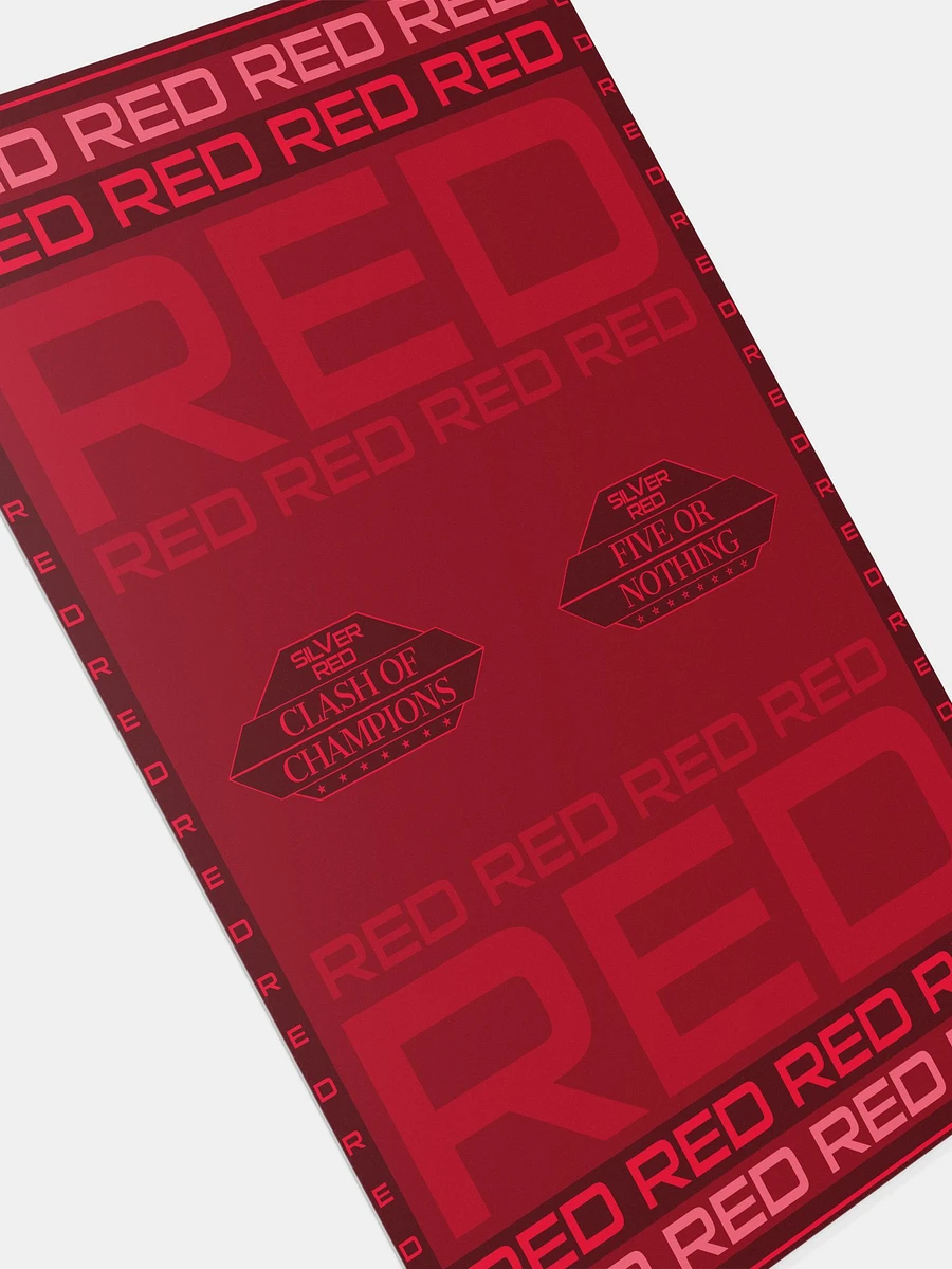 SILVER VS RED - ALL IN RED (poster) product image (4)