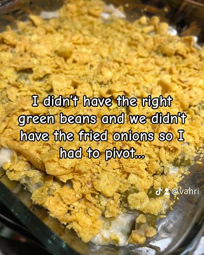 Recipe Fail or Memory Win? You Decide 😂🥘 Thanksgiving is about loved ones, not perfection… but let me tell you, my green bean...