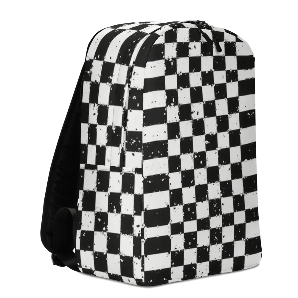 Distorted Monochrome Wave Backpack product image (1)