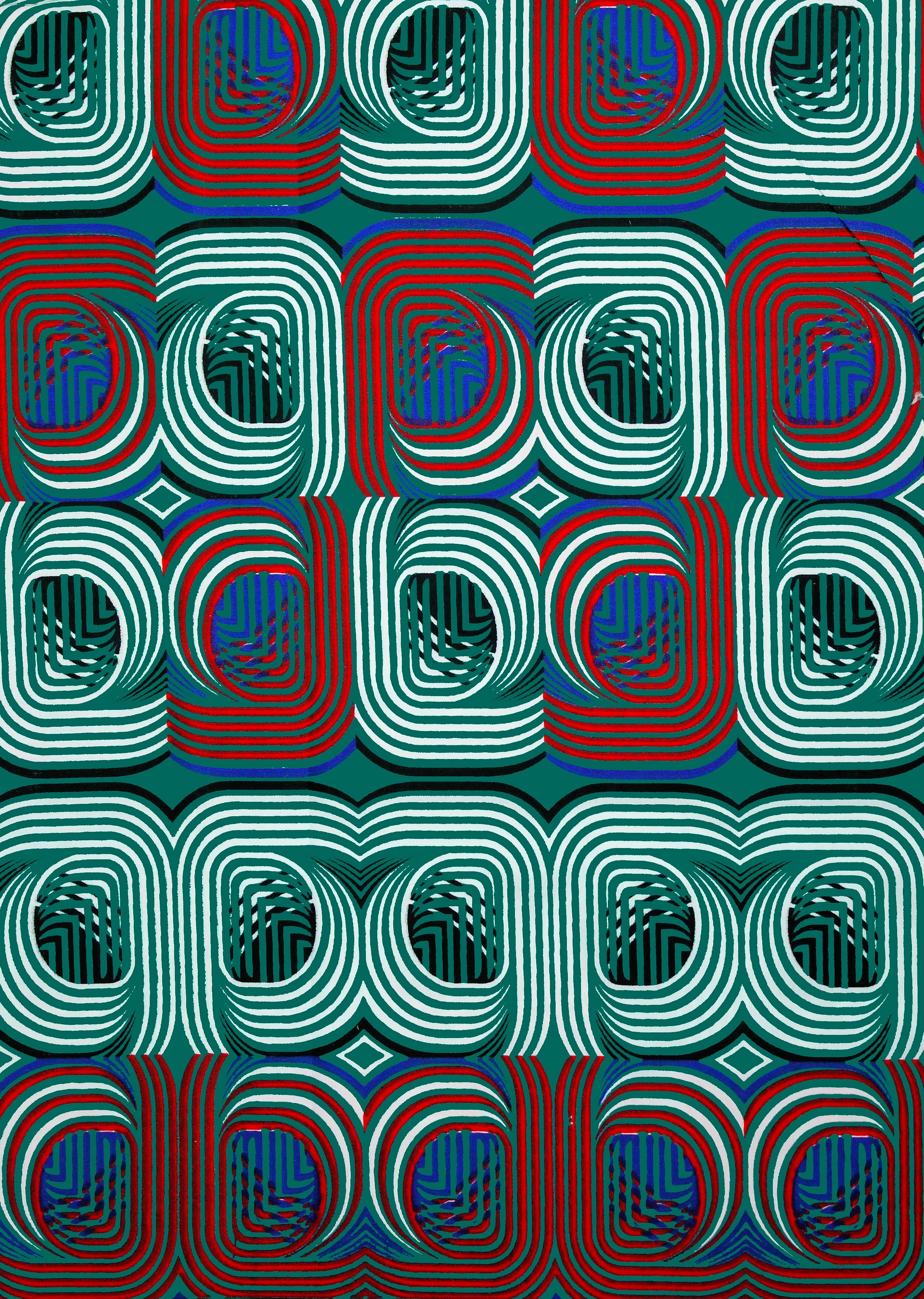 SALE! Tessuto Fancy Print - Design Geometrico - cod.600/B product image (1)