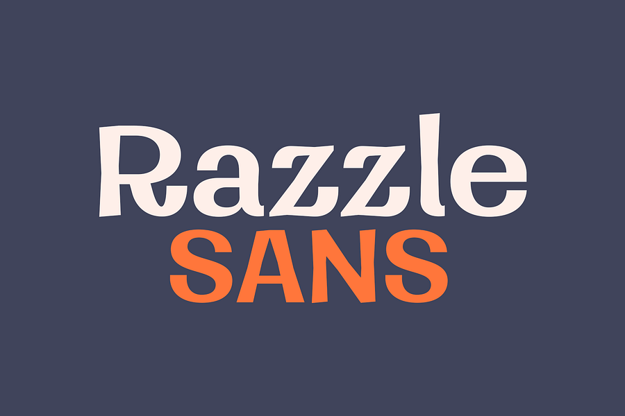 Razzle Sans | A Whimsical Sans Serif product image (2)