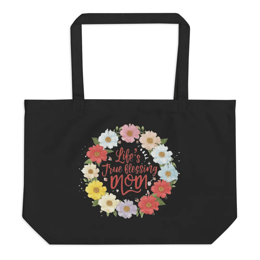 Life's True Blessing Mom Organic Cotton Tote product image (3)