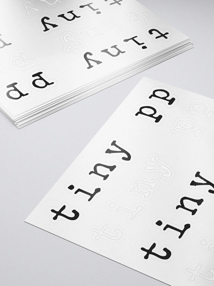 Tiny PP Kiss Cut Stickers product image (5)