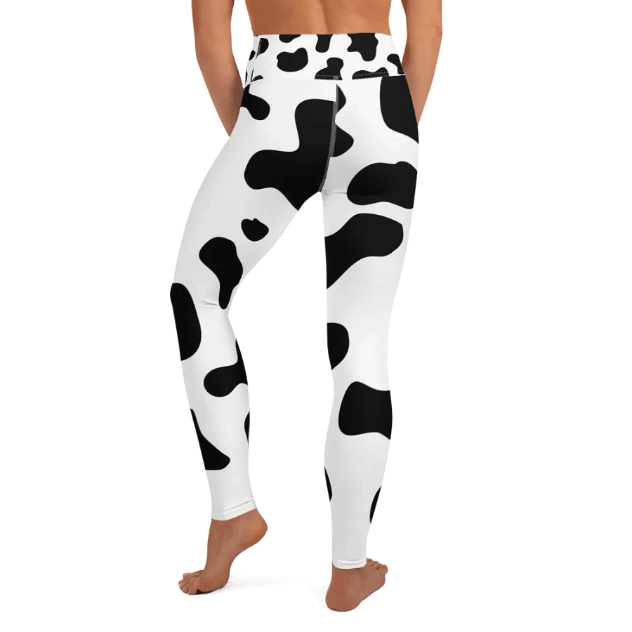 Chic Cow Print Leggings – Trendy & Comfortable for Every Occasion product image (6)