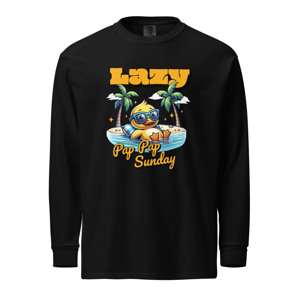 Pap Pap Chill Duckling Sunday Long Sleeve Shirt product image (1)