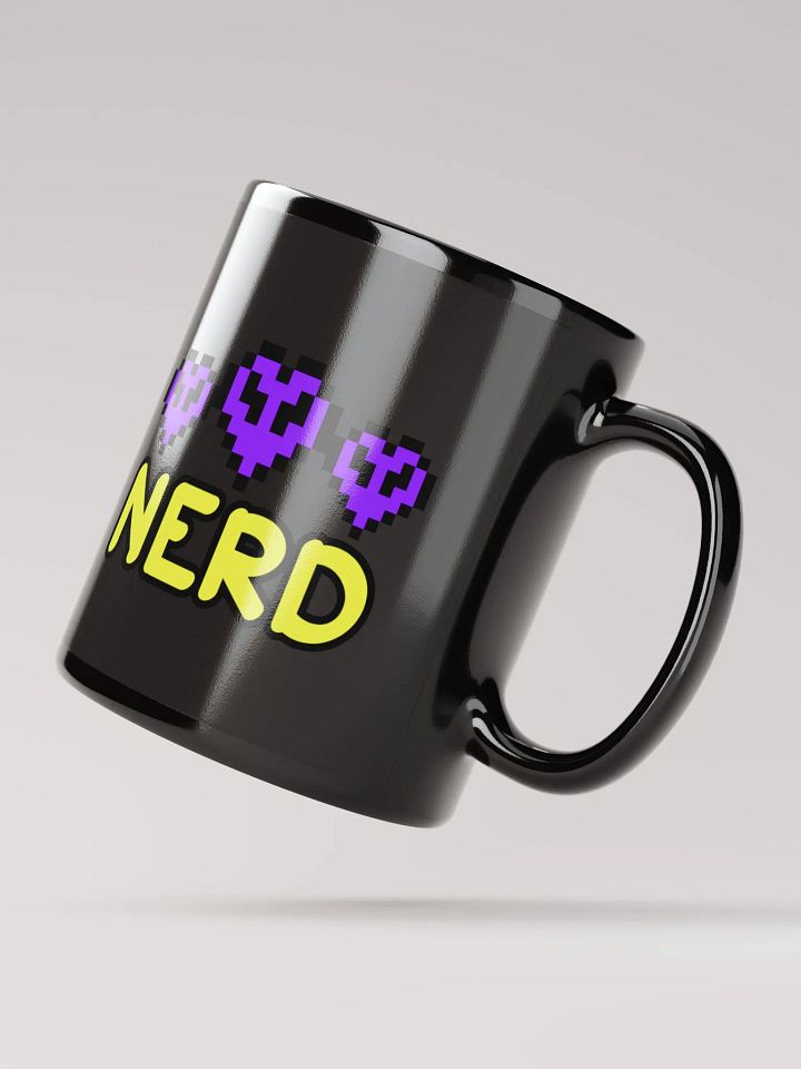 Hardcore Nerd black mug product image (3)
