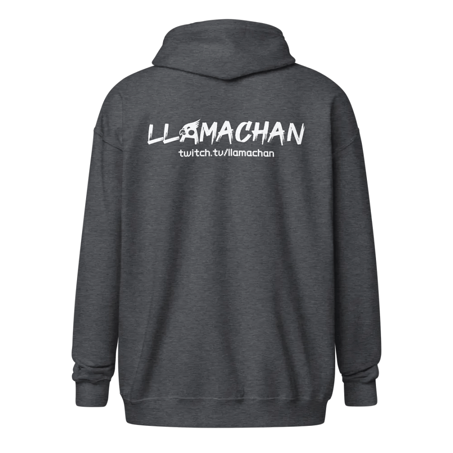 Zip hoodie pocket logo product image (2)