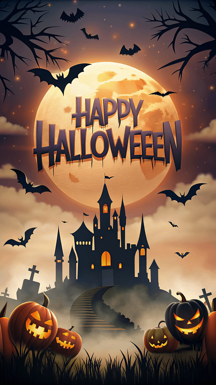 Happy Halloween Printable Wall Art | Instant Download Poster product image (1)
