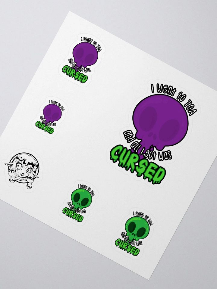 All I Got Was Cursed - Demon Hunter - Sticker Sheet product image (5)