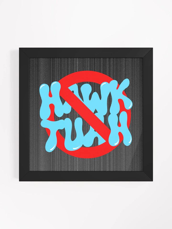 No Hawk Tuah Framed Matte Poster product image (6)
