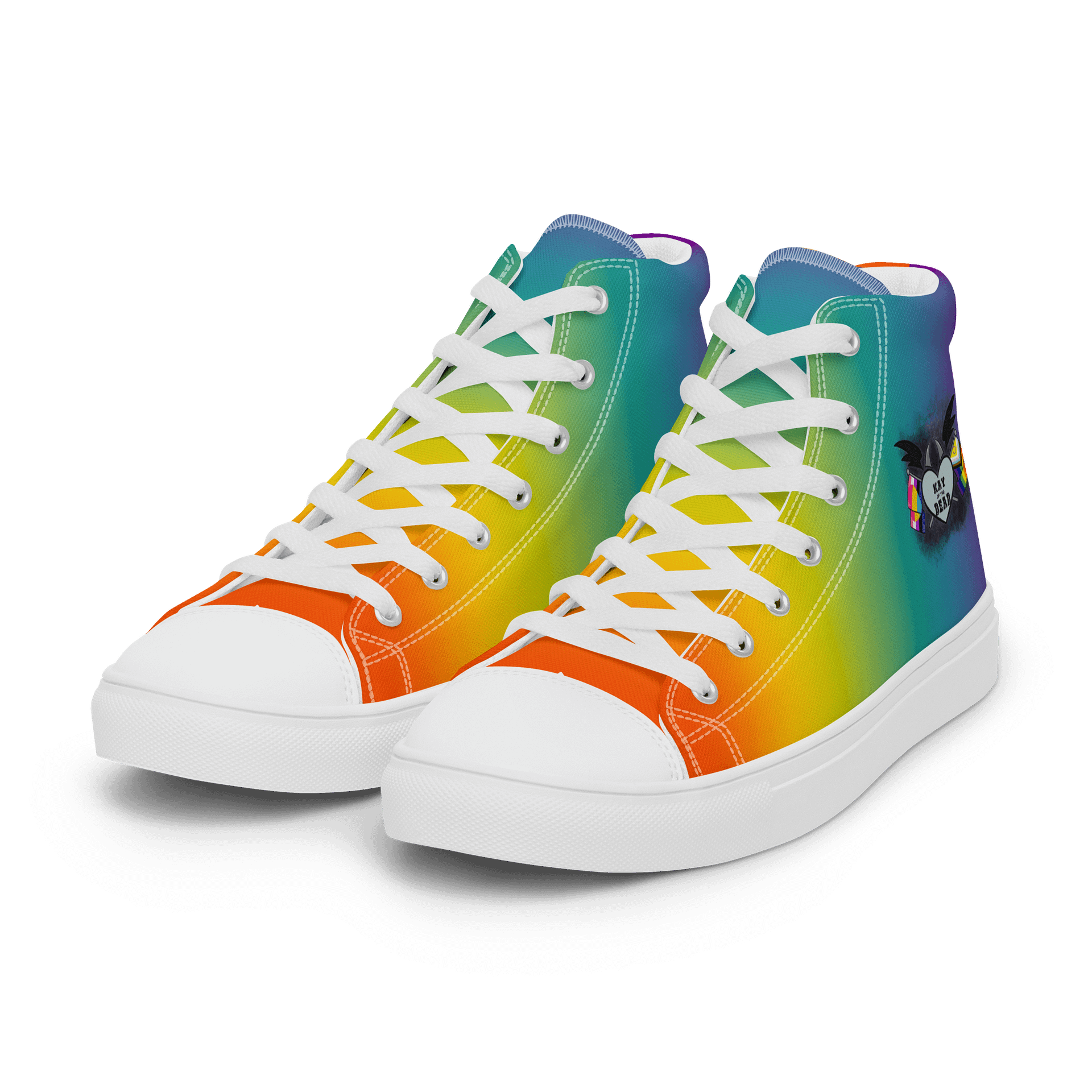 Kay_of_the_Dead Pride Logo Men's High Tops product image (6)