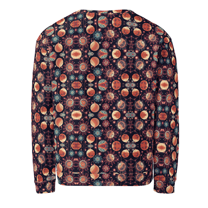 Psychedelic Chrismas Ball Print Sweatshirt product image (2)