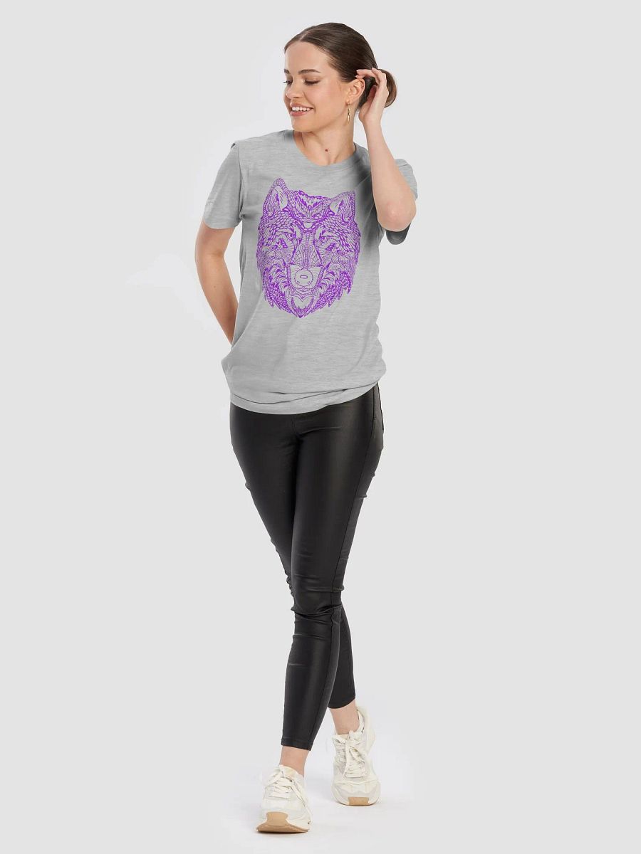Symmetrical Wolf Head Graphic Tee product image (10)
