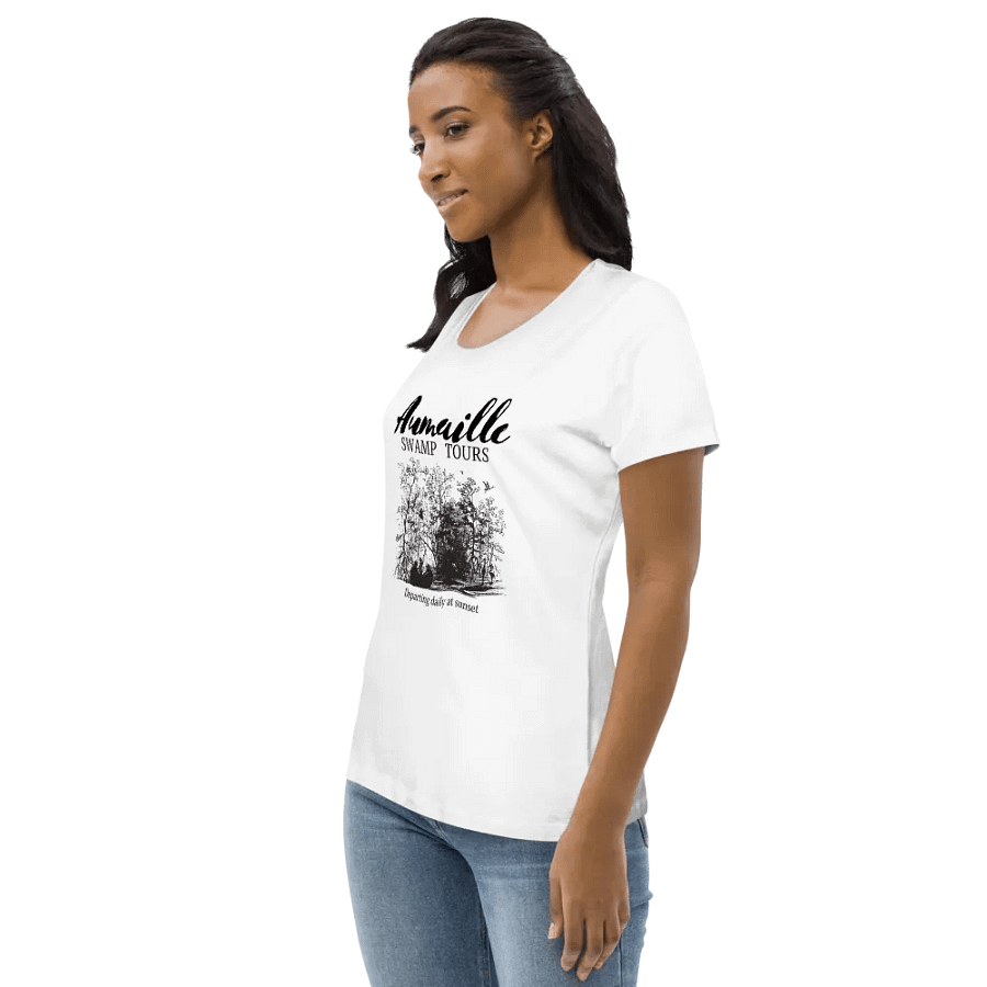 Swamp Tour Organic Cotton Women's Fitted Tee product image (4)