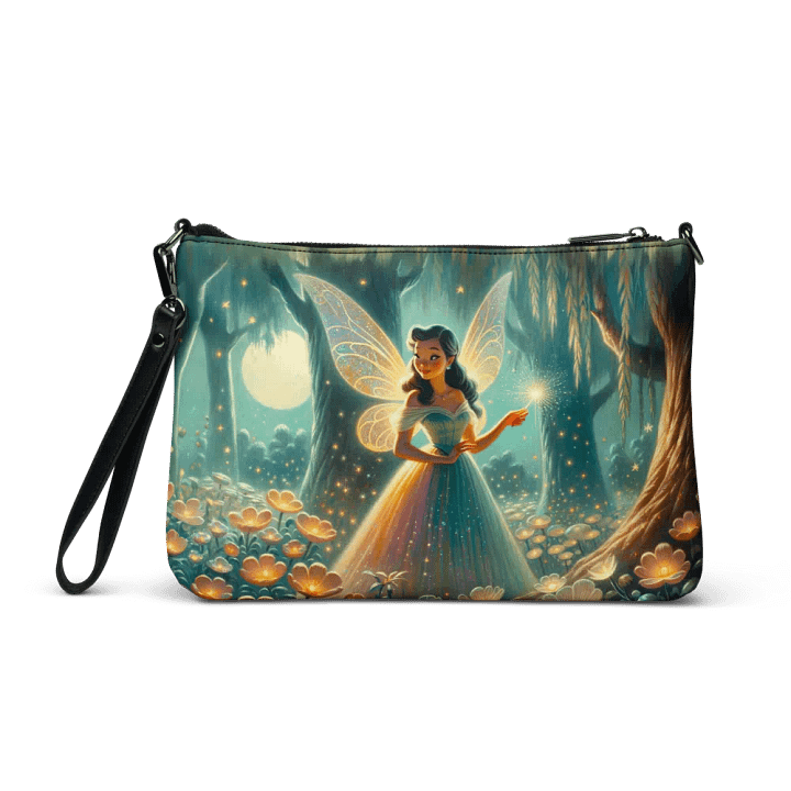 Teal Forest Fairy All-Over Print Crossbody Bag product image (2)
