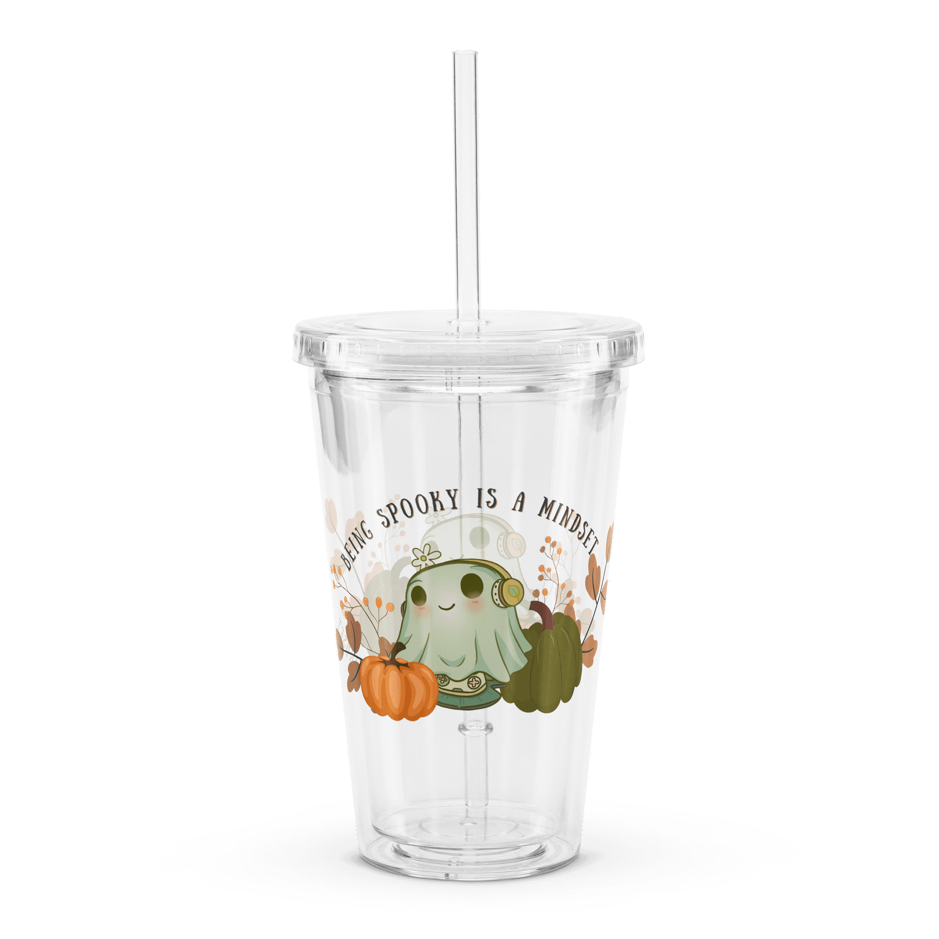 Being Spooky Is a Mindset Plastic Cup product image (1)