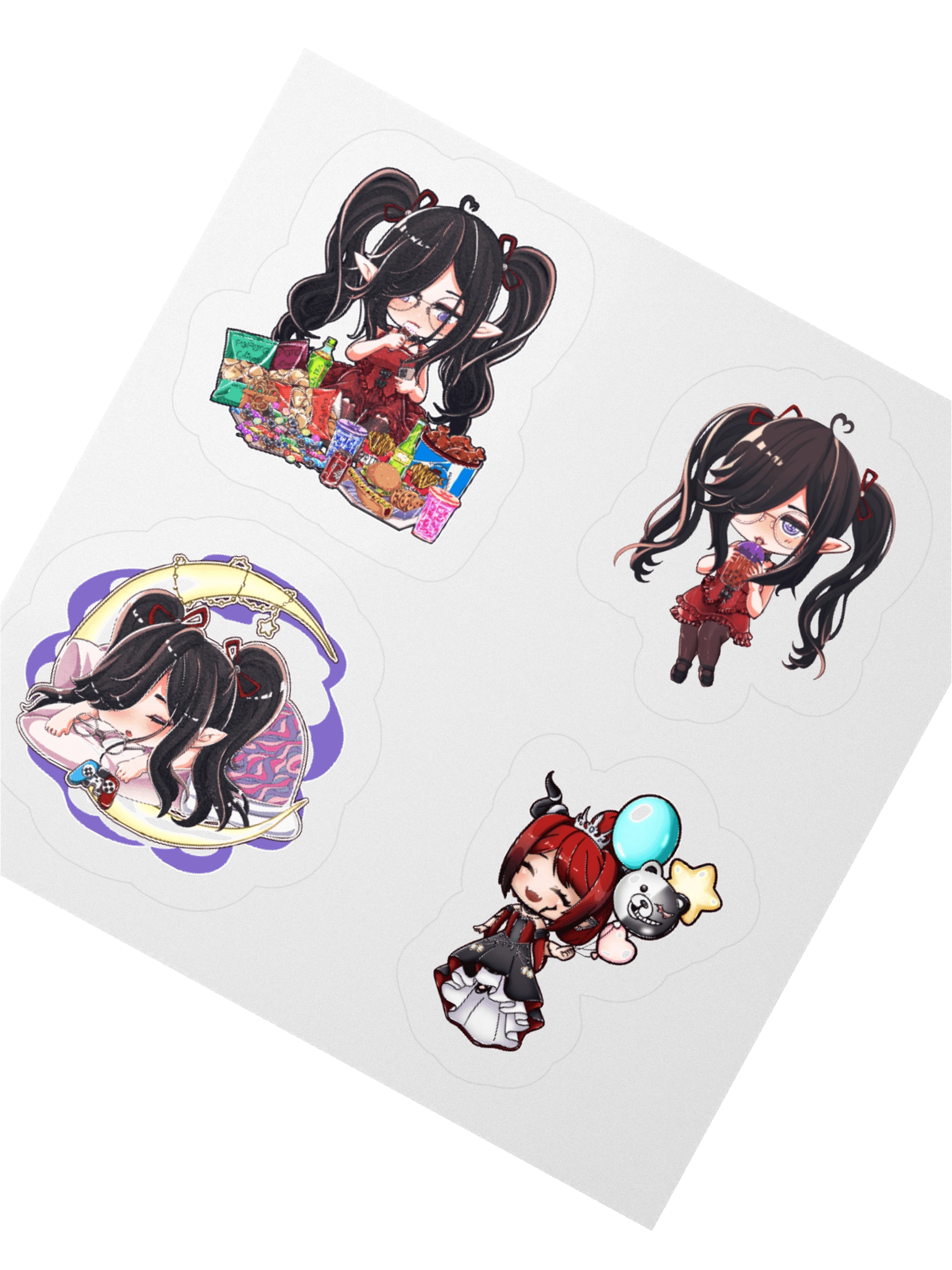 Chibi Delights Kiss Cut Stickers Set product image (2)