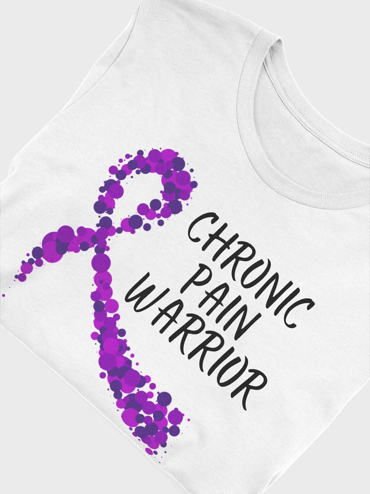 Chronic Pain Warrior Bubble Ribbon T-Shirt - Black Print (Unisex) product image (13)