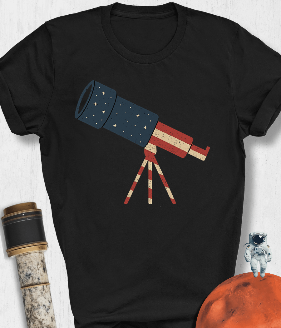 Starry Telescope T-Shirt product image (1)