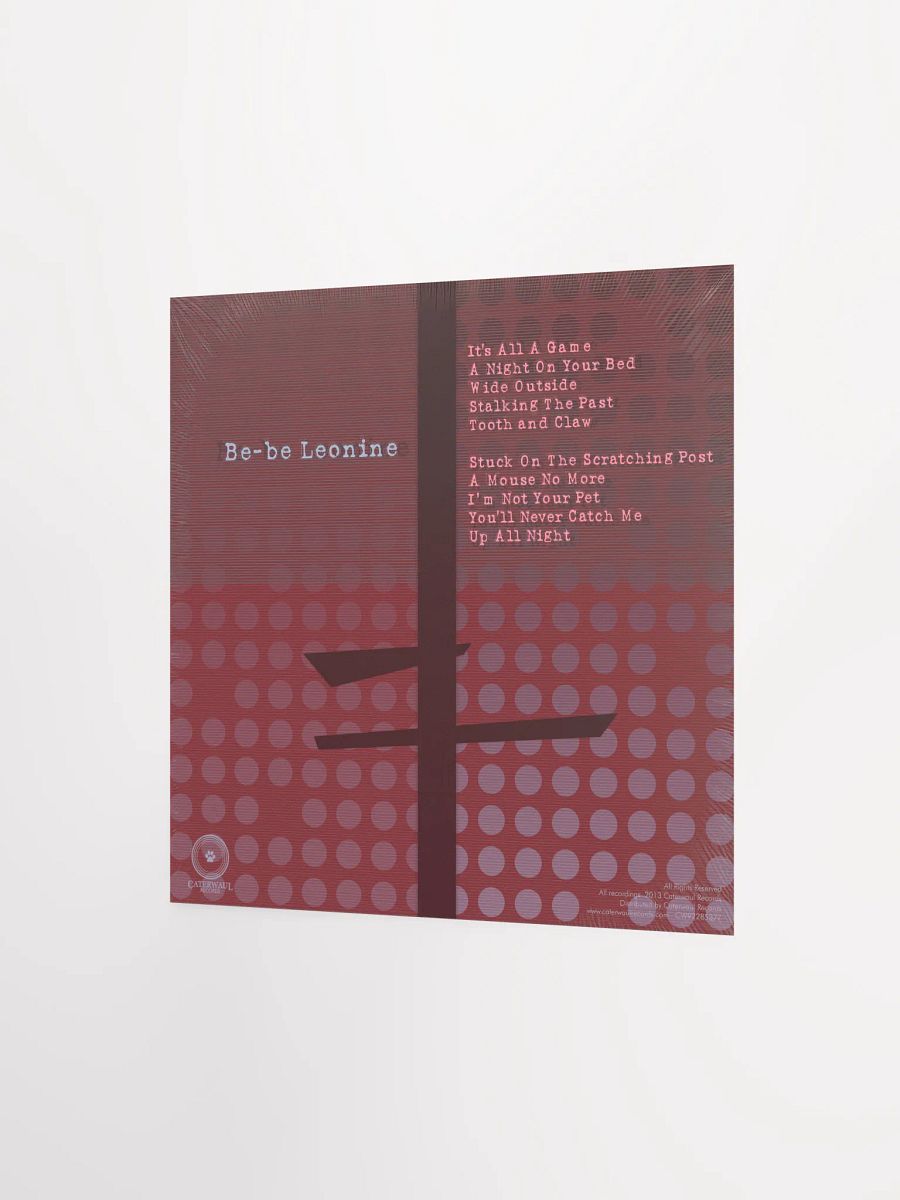 Be-be Leonine poster - Album jacket (back) - 12