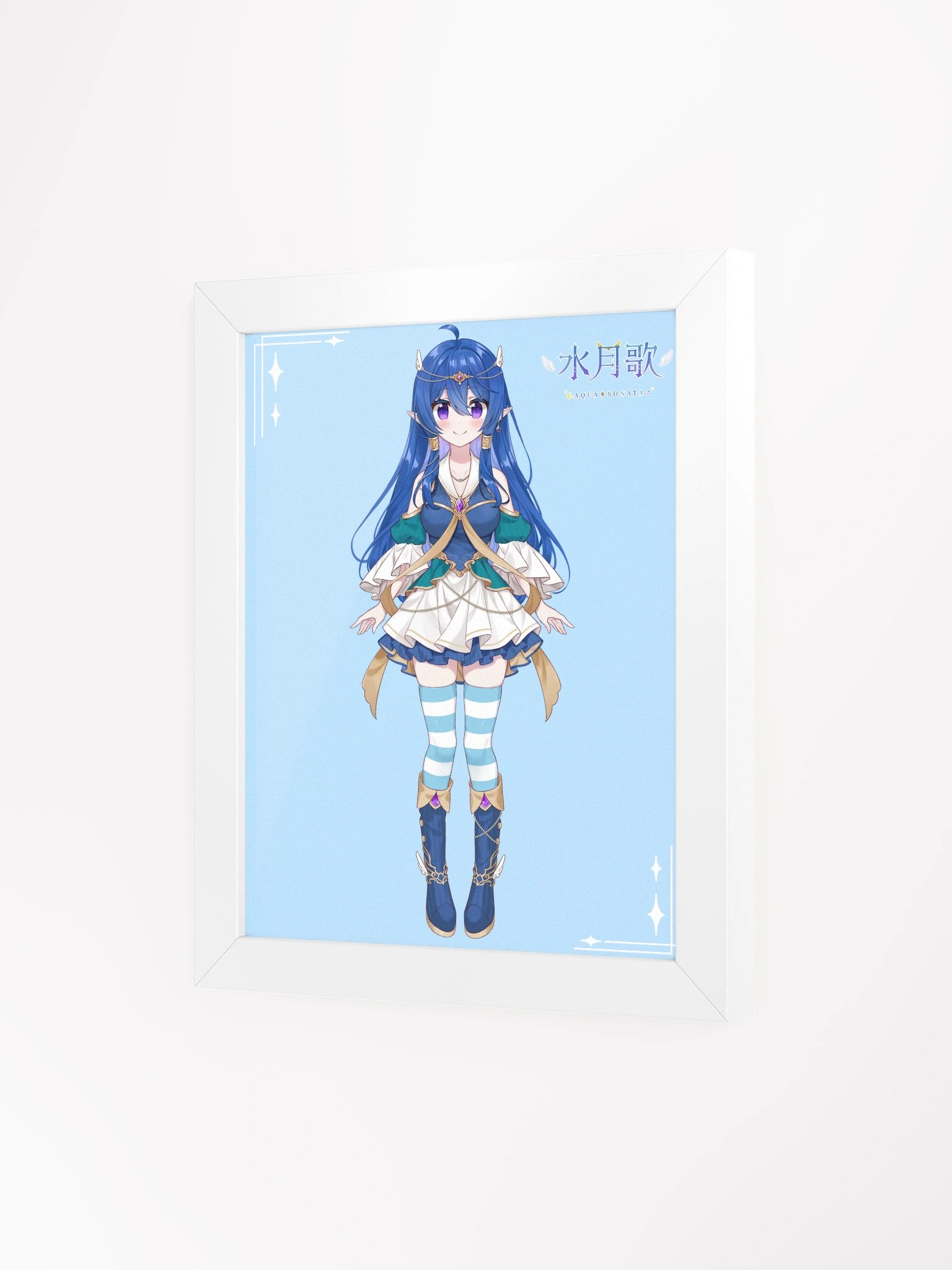 水月歌立繪帶框高品質霧面海報 product image (3)