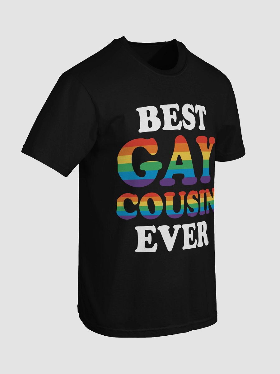 Rainbow Pride Best Gay Cousin Tee product image (33)