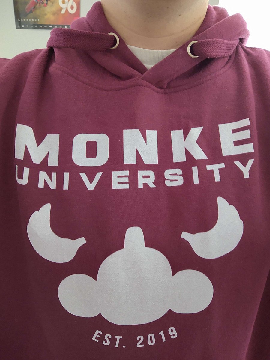 Monke University Print Hoodie product image (3)