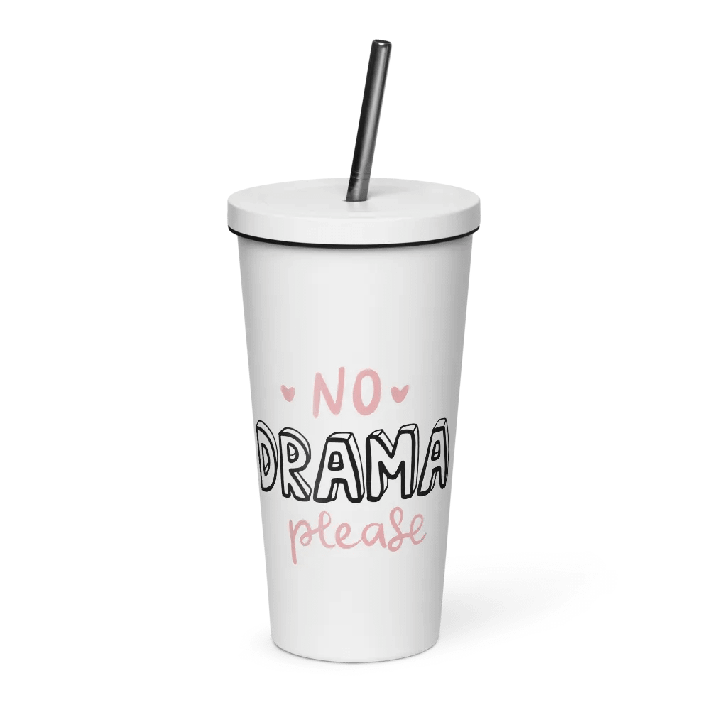 Vaso de acero inoxidable con pajita product image (3)