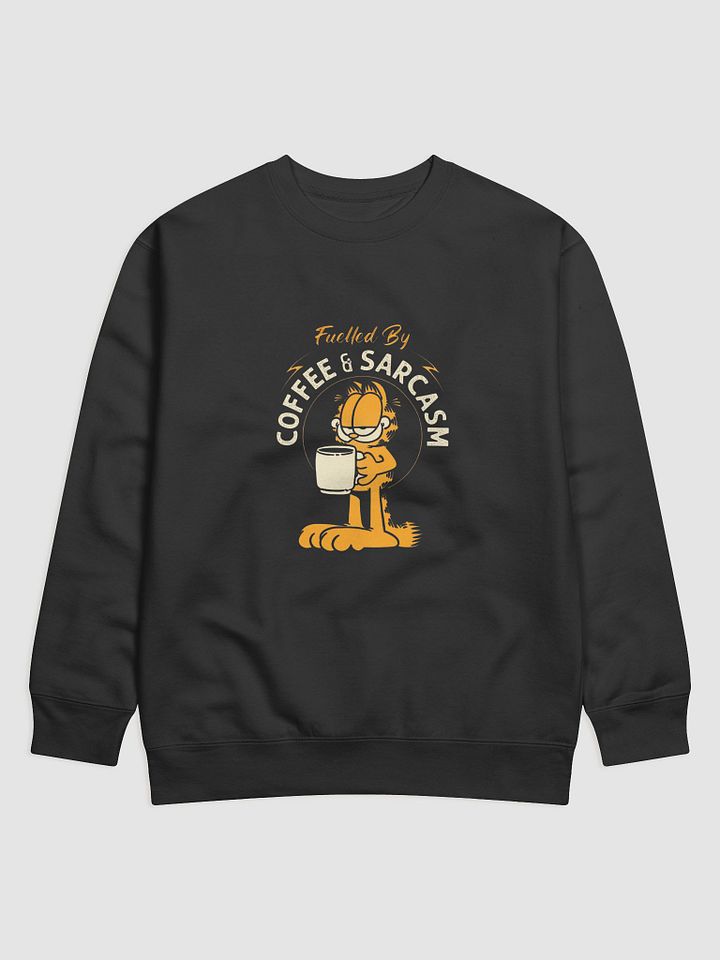 Coffee & Sarcasm Cat Sweatshirt product image (1)