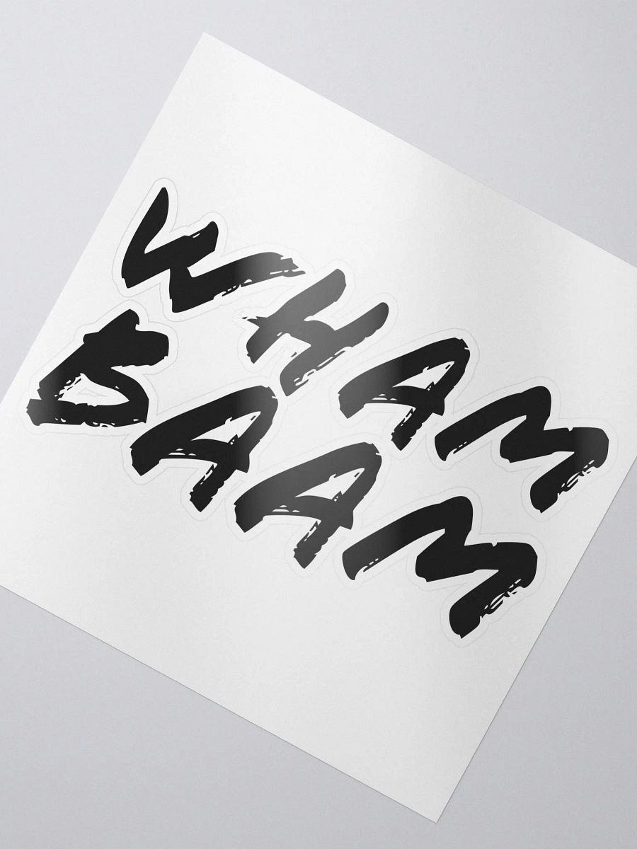 BLACK LOGO STICKER product image (2)