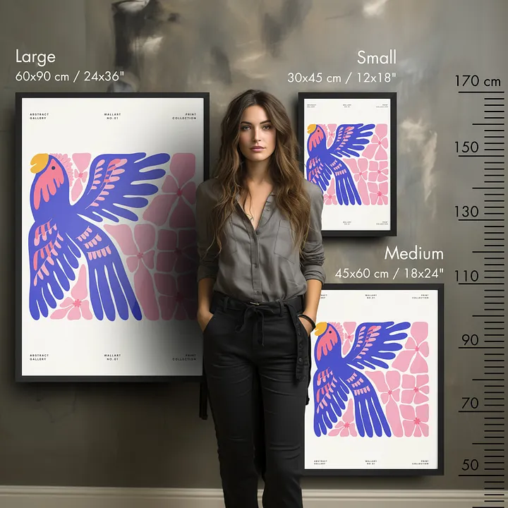 Wings of Joy - Framed Poster product image (2)