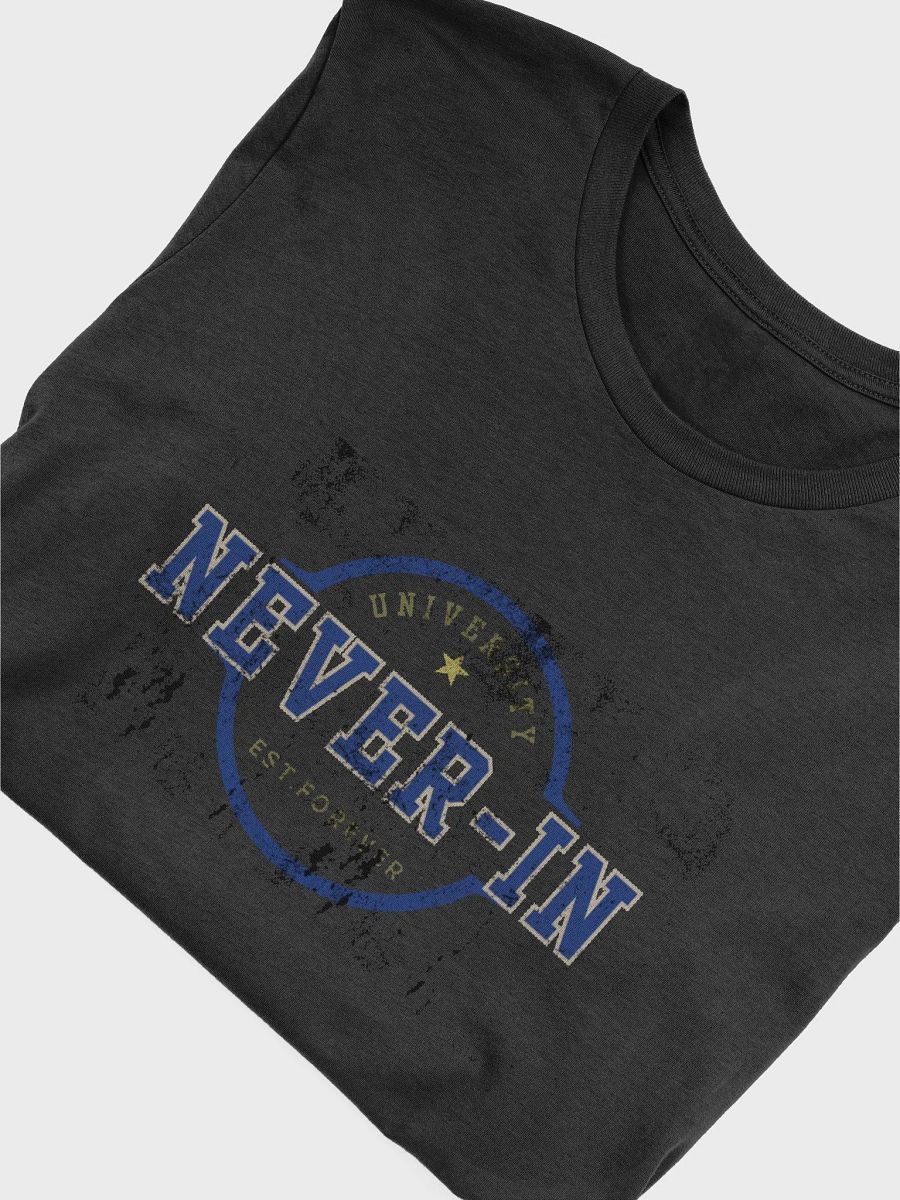 Never in university. Weathered - Black Shirt product image (5)