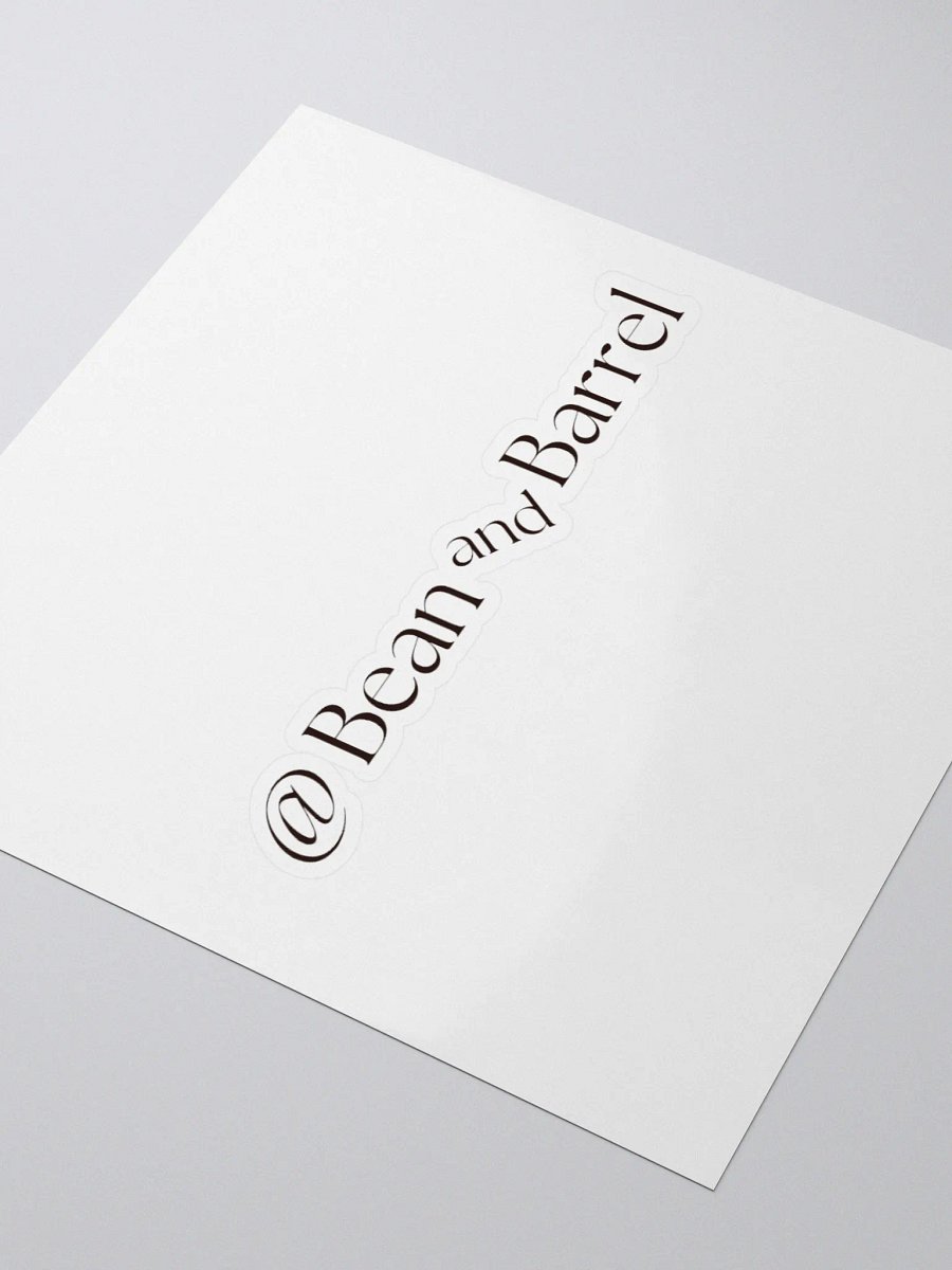 Bean and Barrel Channel Sticker product image (8)