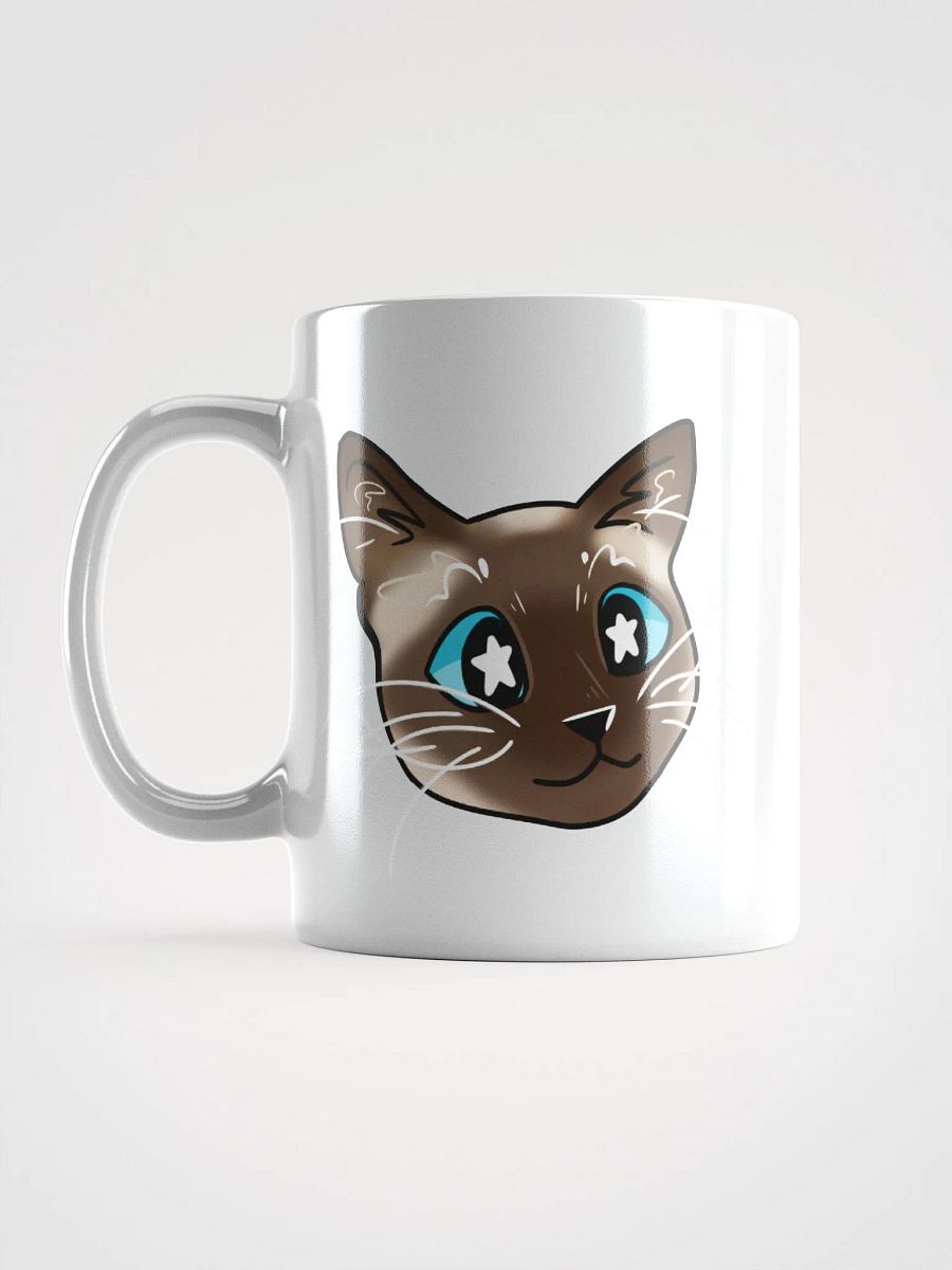 Bean The Siamese Cat Mug (White) product image (6)